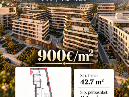 STUDIO APARTMENT FOR SALE, PASKUQAN - ALUNA RESIDENCE