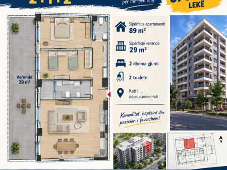 SHITET APARTAMENT NË ZONEN E KAMZES
