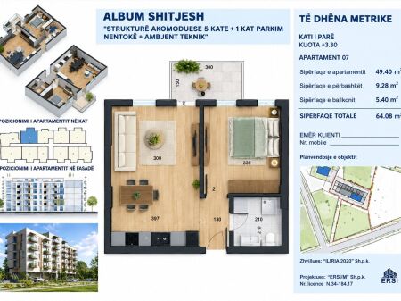 SHITET APARTAMENT 1+1, MALI I ROBIT, DURRES!
