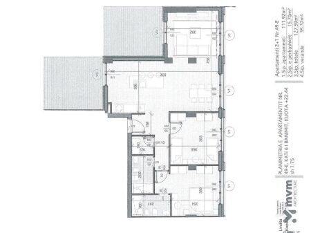 APARTAMENT 2+1+parkim – REZIDENCA GOLDEN GATE Bulevardi “Bajram Curri”, Tiranë