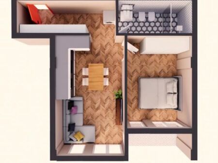 Shitje | Apartament 1 + 1 | Selvia, Vila Gold | 126000 €
