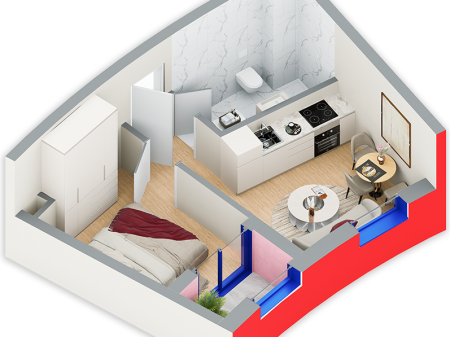 Apartament 60,000 ne Tirane