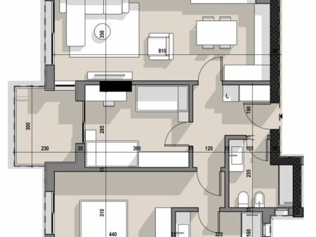 For sale Apartment 2+1+2 in Ajka Complex, 5 Maji Street ID 5635