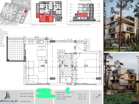 Shitet: 1+1📍Gjiri Lalzit - Porto Lalzi | Yacht Lifestyle (82m2) €210,000