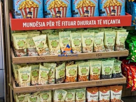 SHITET BIZNES PRODHIMI DHE PAKETIMI TË POPCORN-IT DHE FRUTAVE TË THATA "URA BESHIRIT" 8500000 LEKE