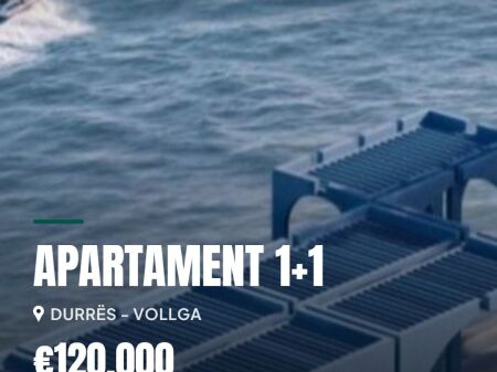 Shitet Apartament 1+1 ne Vollga Pamje Deti