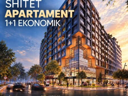  SHITET APARTAMENT 1+1 EKONOMIK – GOLDEN GATE, ALI DEMI!