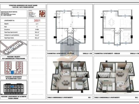 FOR SALE APARTMENT 2+1 – BLUE HORIZON, QERRET
