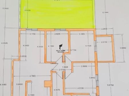 SHITET APARTAMENT 3+1+2 LIQENI I THATE 225.000 EURO FH-97718