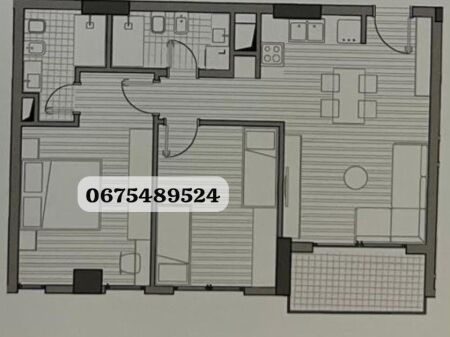 Apartament 2+1 per shitje tek 5-Maji 155k