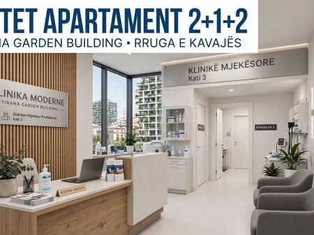 🌇Shitet apartament 2+1+2 te Tirana Garden Building🔥