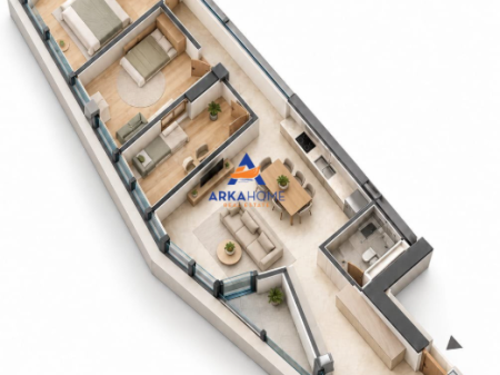 SHITET APARTAMENT 3+1+BALLKON "CORAL BUILDING, PASKUQAN" CMIMI SIPAS KERKESES