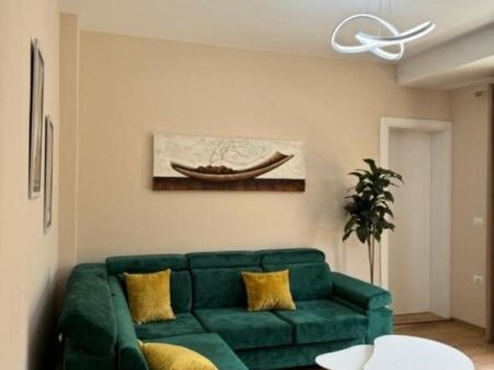 Furnished 1+1 apartment for rent at Kodra e Diellit, Bill Klinton Street