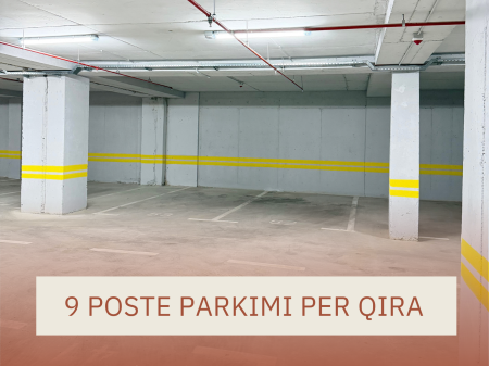 TN0039 | 9 POSTE PARKIMI PËR QIRA NE RR. JORDAN MISJA