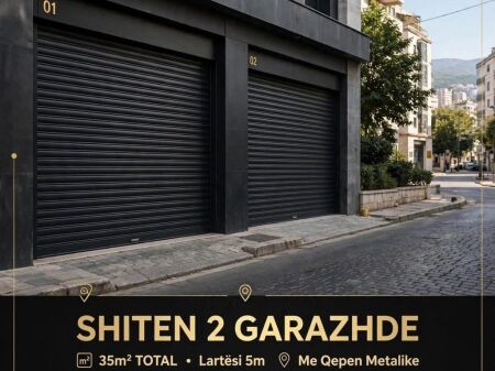 FOR SALE 2 GARAGES – NEAR THE PROSECUTOR'S OFFICE, TIRANA 6,500,000 Lekë 