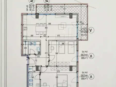 Shitet apartament 2+1+2 tek Rezidenca Kodra e Diellit 2 .