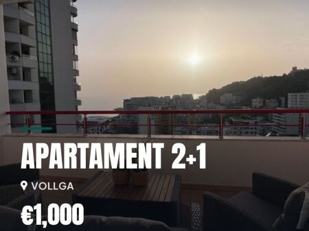 🏡 Apartament  2+1+2 me qira –Vollga, Durrës pamje deti