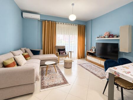 # FOR RENT: 1+1 + 2 Balconies (80 m²) 📍21 Dhjetori – Magnet Complex (70,000 ALL/Month) – 100% Fully Finished | 6th Floor