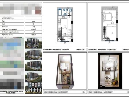 Shiten apartamente 1+1 duplex ne Golem prane Epidamn White Sensation (ID 41111560)