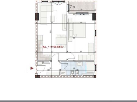 APARTAMENT 1+1 Paskuqan