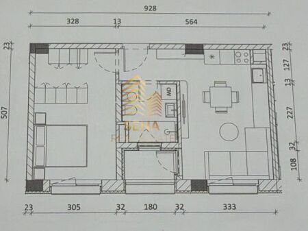 For sale, Bargain 1+1+Balcony Apartment, Ali Demi- Kadiu Residence, 90.400 euro