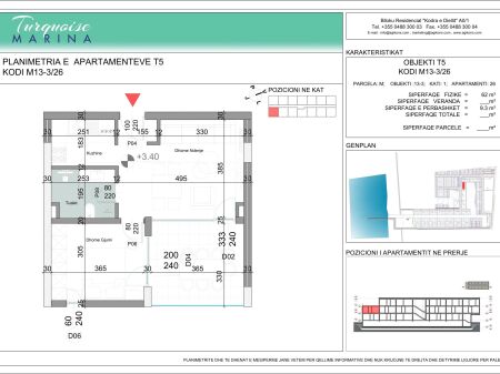 Apartament 1+1 Turquoise Marina M13-3/26 | 220,000 €