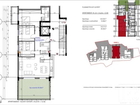 Shitet apartament 3+1+2+Verande tek Liqeni i Thate , Kompleksi FZ Construction .