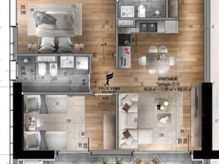 OFFICE FOR RENT 108 M2 LAPRAKE 65,000 LEKE FH-98919