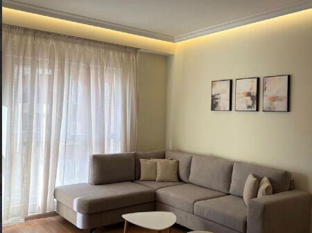 AURA/Dritan Hoxha Street, a modern 1+1 apartment is for rent.
