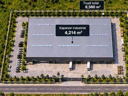 🏭 **CAPANNONE INDUSTRIALE IN VENDITA – VORË**