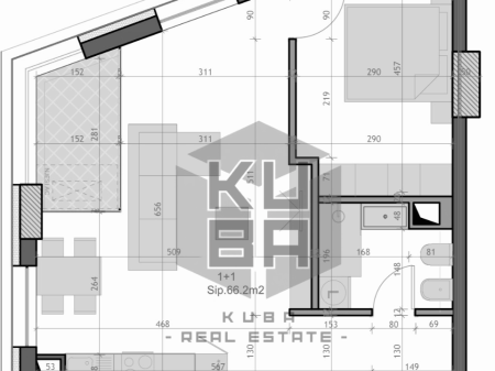 Apartament 1+1 pranë 📍Kryëzimi i Farmacisë 10.  156'000€ i negociueshëm