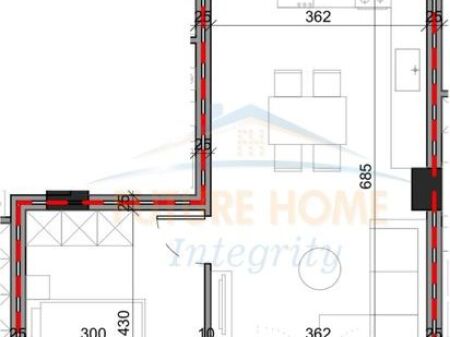 🏡 Shitet apartament 1+1 me 2 ballkone – Rezidenca Aluna 2, Paskuqan, Tiranë