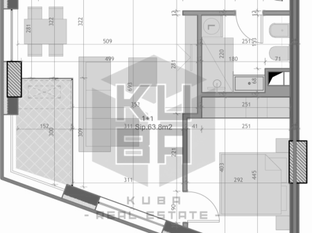 Apartament 1+1 pranë 📍Kryqëzimi i Farmacisë 10.  150'000€ i negociueshëm