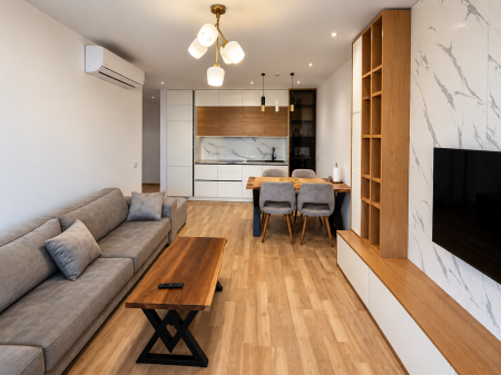 For rent, 1+1 apartment, Future Home Residence, New Ring Road, Tirana.