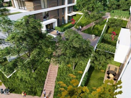 **SHITET APARTAMENT 1+1 ME VERANDË – TULIPAN RESIDENCE**