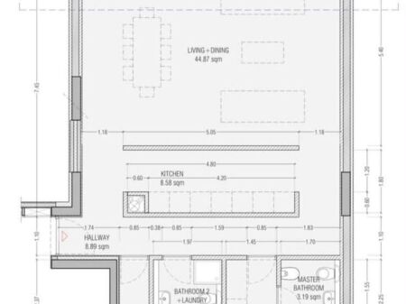 Shitet apartament 2+1+2 tek By Long Hill Residence , Teg , Lunder , Farke , Mjull-Bathore .
