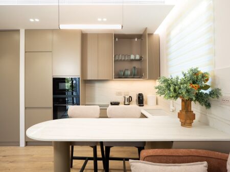 Luxury 1+1 apartment for rent at Orbital Complex, Arena Stadium, Air Albania Stadium, Elbasan Street.