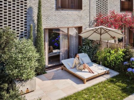 Shitet apartament me verande Park Hauses Tirane