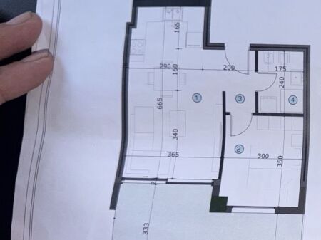 SHITET APARTAMENT 1+1 - Pranë Casa Italia KASHAR, TIRANË ID 5879