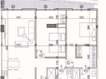 **FOR SALE 2+1+2 APARTMENT WITH VERANDA – YZBERISHT**