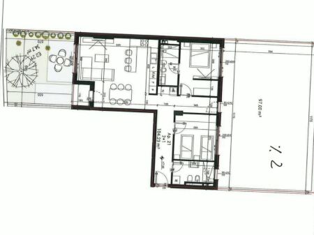 Shitet apartament 2+1+2+Verande+Oborr tek Park Houses Residence , Mjull-Bathore .